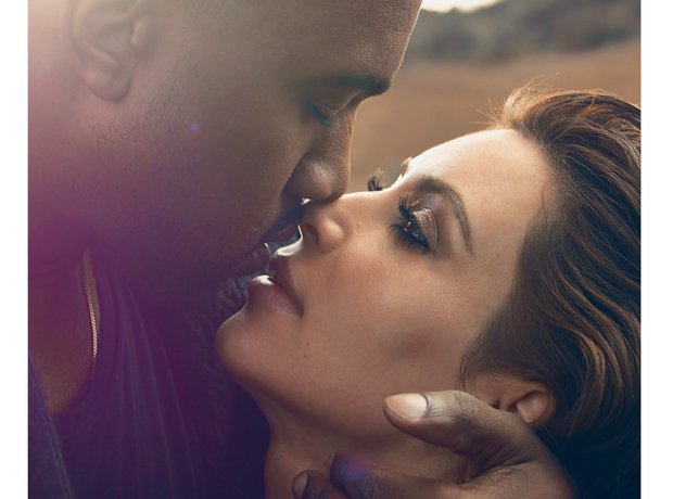 Kanye West and Kim Kasdashian in Vogue Magazine