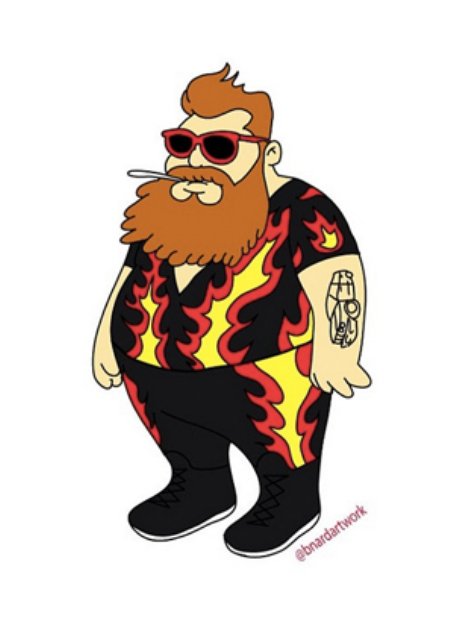 US rapper Action Bronson caught wind of the drawings and re-posted