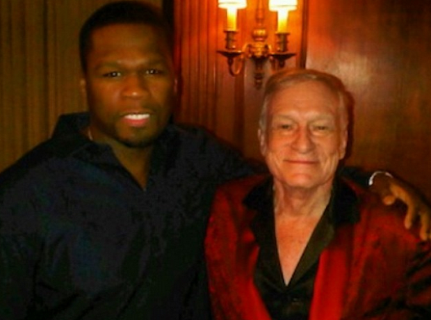 50 Cent Hugh Hefner