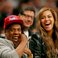Image 1: Beyonce And Jay Z At Basketball laughing