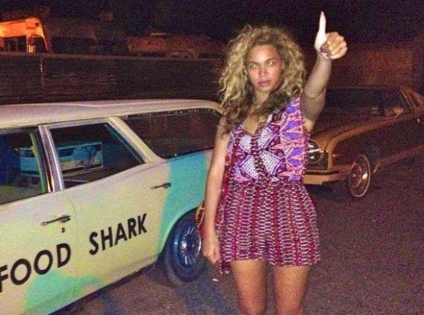 Beyonce taxi Instagram