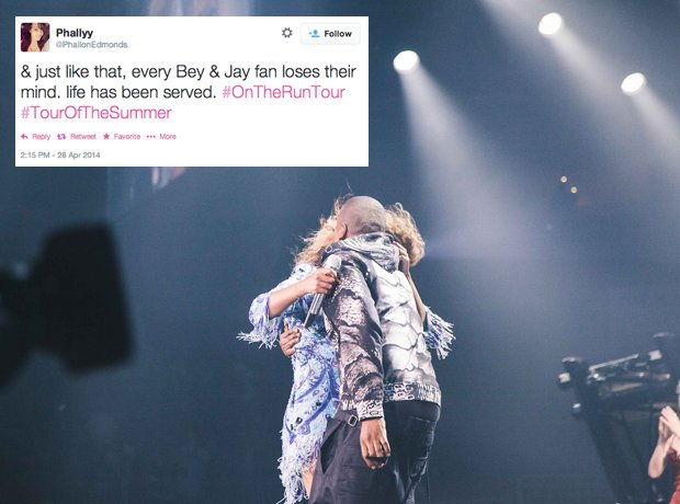 On The Run Twitter Reactions
