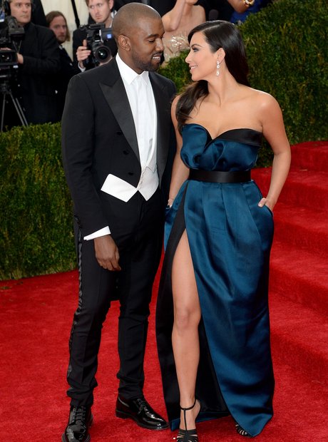 Kim Kardashian Kanye West Met Gala 2014