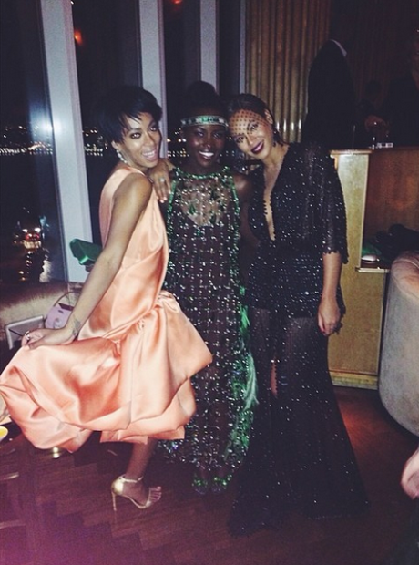 Solange Beyonce lupita nyong'o Met Gala 2014