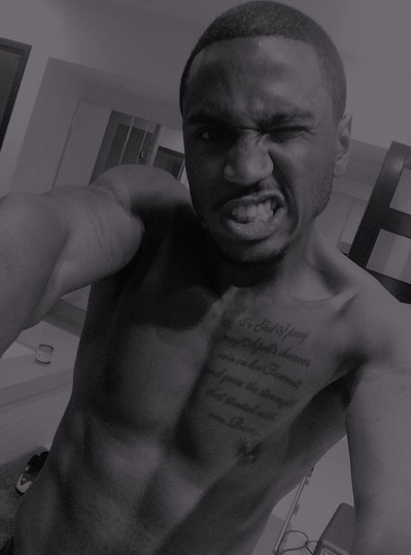 Trey Songz topless selfie Instagram