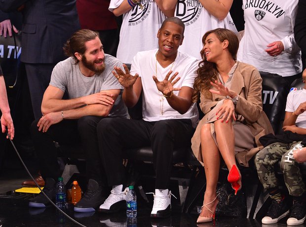 Jake Gyllenhaal, Jay-Z and Beyonce