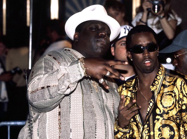 Notorious B.I.G with P Diddy