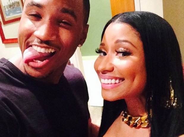 Trey Songz and Nicki Minaj selfie