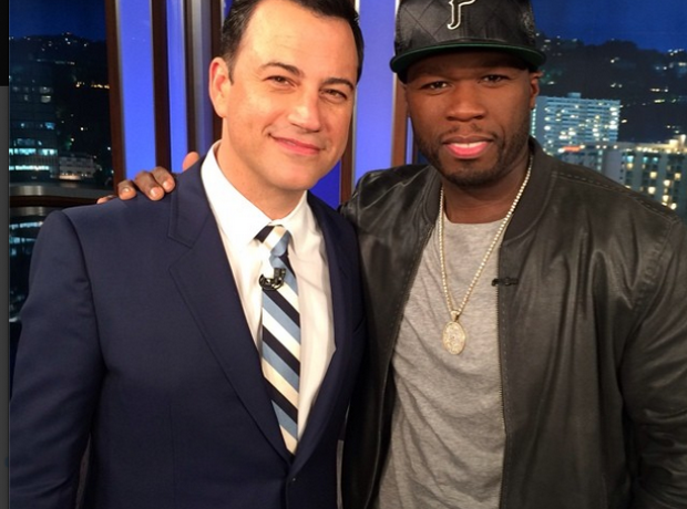 50 Cent and Jimmy Kimmell