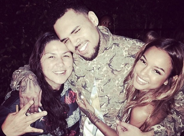 Chris Brown and girlfriend karrueche