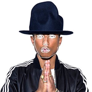 Disclosure Pharrell frontin artwork