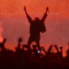 Kanye West performs at the Bonnaroo