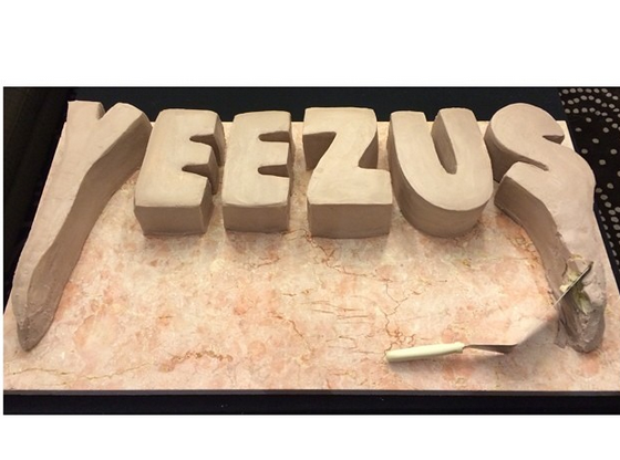 Kanye West Yeezus birthday cake