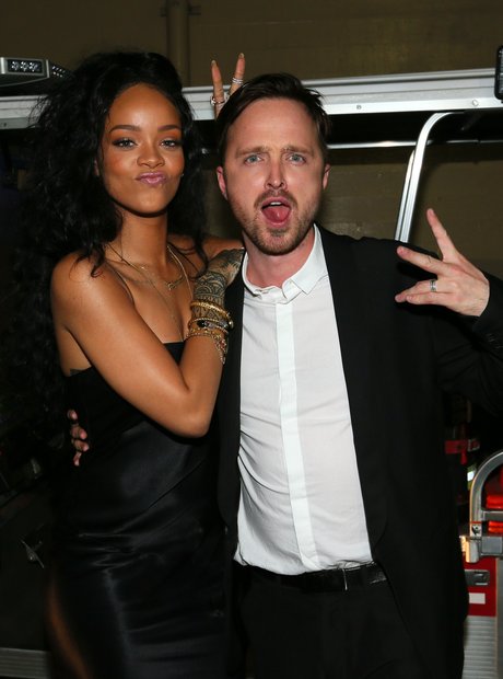 Rihanna and Aaron Paul