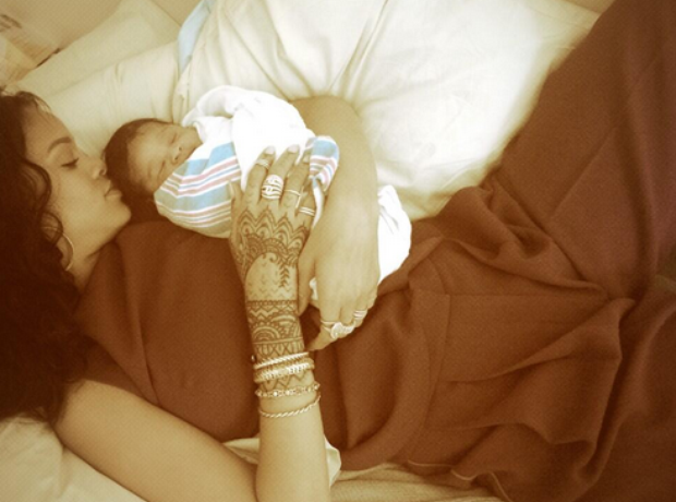 Rihanna and baby 