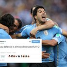 Rihanan commentating on England vs Uruguay