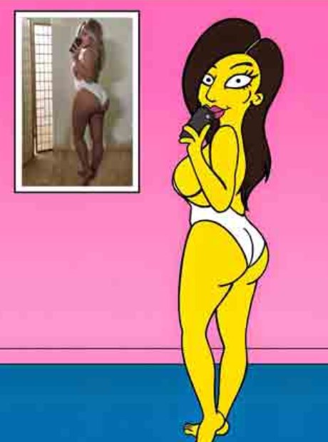 Kim Kardashian simpson
