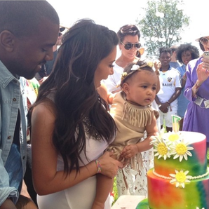 Kim and Kanye celebrate North's birthday