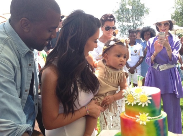 Kim and Kanye celebrate North's birthday