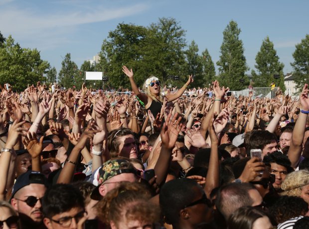 Crowd at Wireless Festival 2014 Birmingham