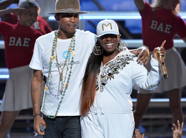 Pharrell and Miss Elliot BET Awards 2014