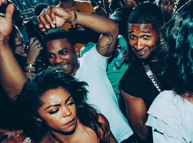 Usher Nelly Instagram party