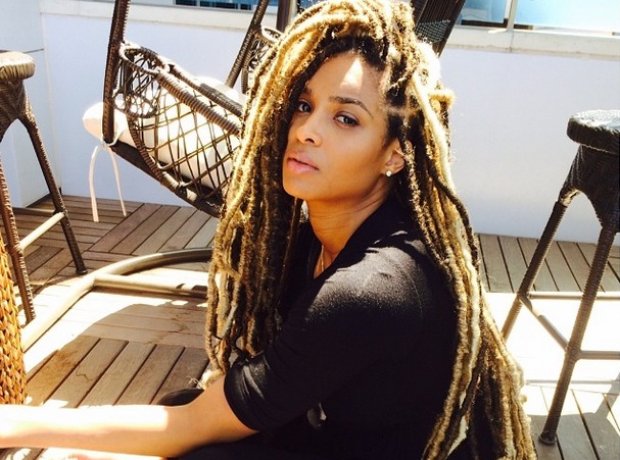 Ciara with new dreadlocks