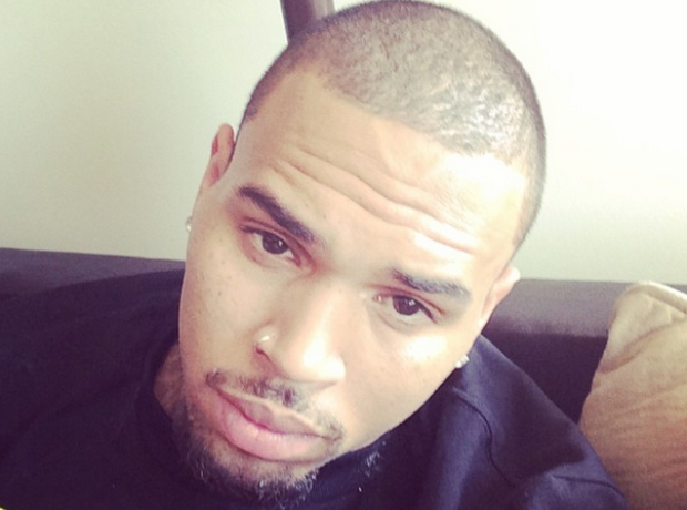 Chris Brown selfie