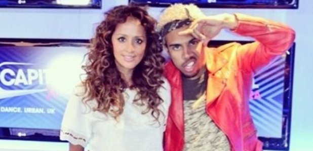 Max with Vic Mensa at Capital XTRA