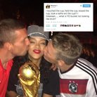 Rihanna at the world cup final