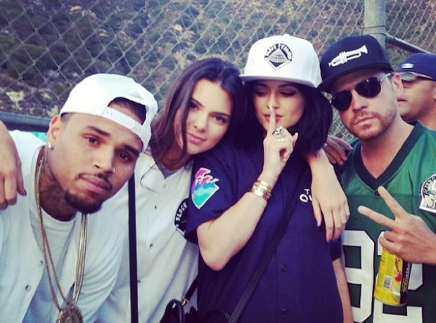Chris Brown celebrity kickball game