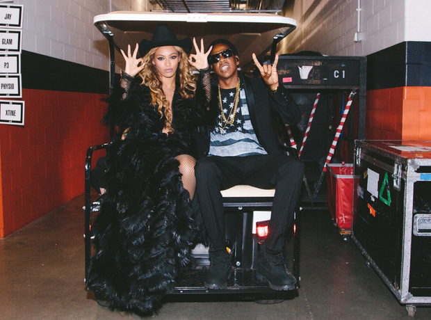 Beyonce Jay Z on the run Houston