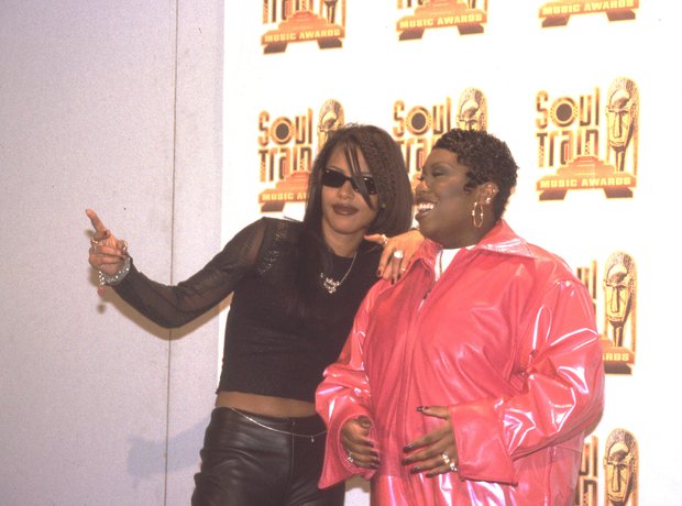 Aaliyah and Missy Elliott 