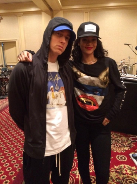 Rihanna Eminem Monster Tour Rehearsal 