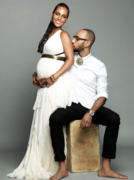 Swizz Beats Alicia Keys Pregnant 2