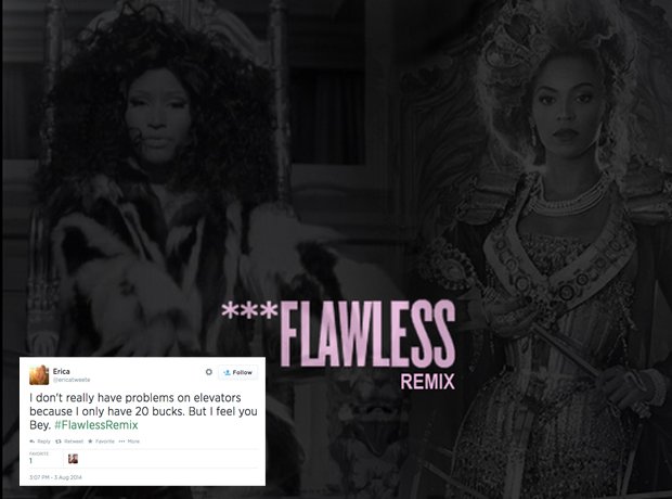 Flawless remix reactions