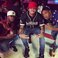 Image 8: Chris Brown roller-skating with friends