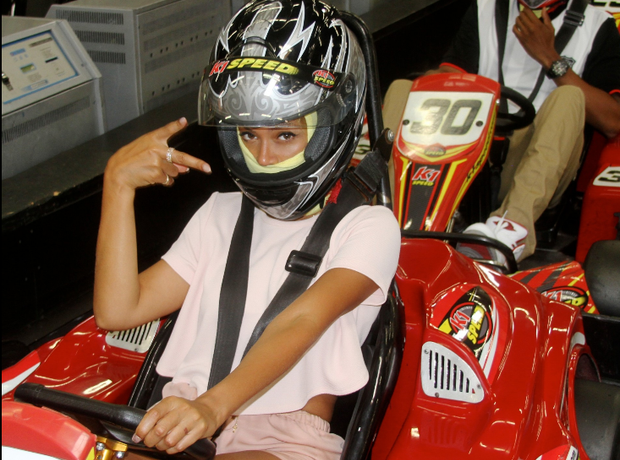 Beyonce and Jay Z Go Karts 