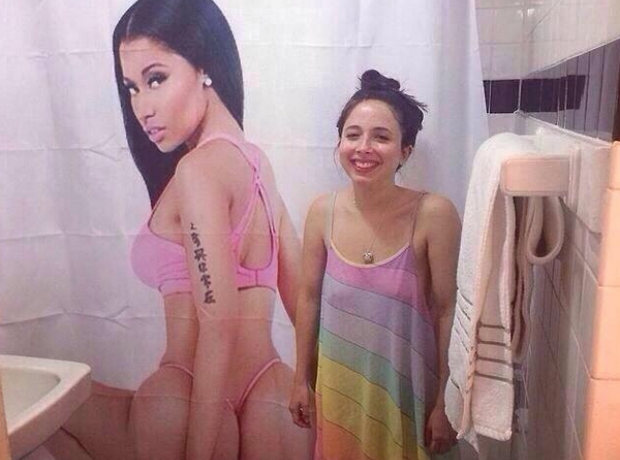 Nicki Minaj Anaconda shower curtain