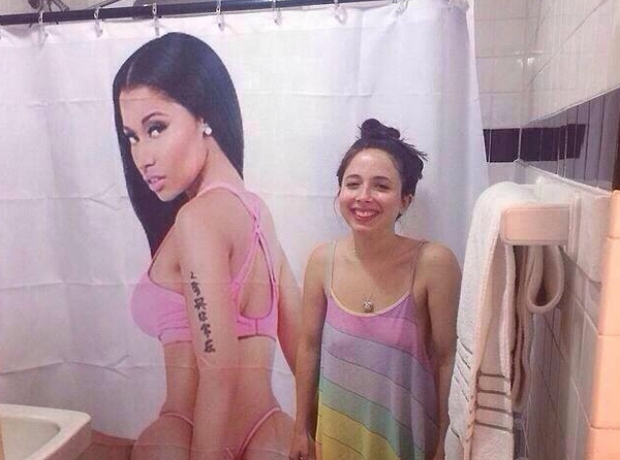 Nicki Minaj Anaconda shower curtain