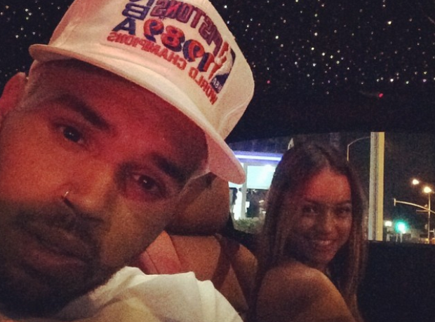 Chris Brown and girlfriend karrueche