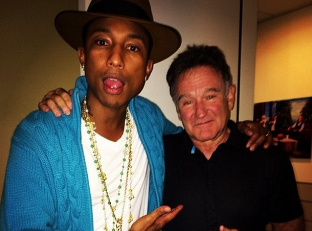 Pharrell and Robin Williams