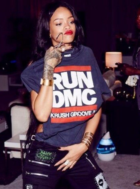 Rihanna The Monster tour backstage