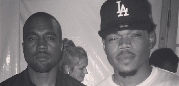 Kanye West and Chance The Rapper