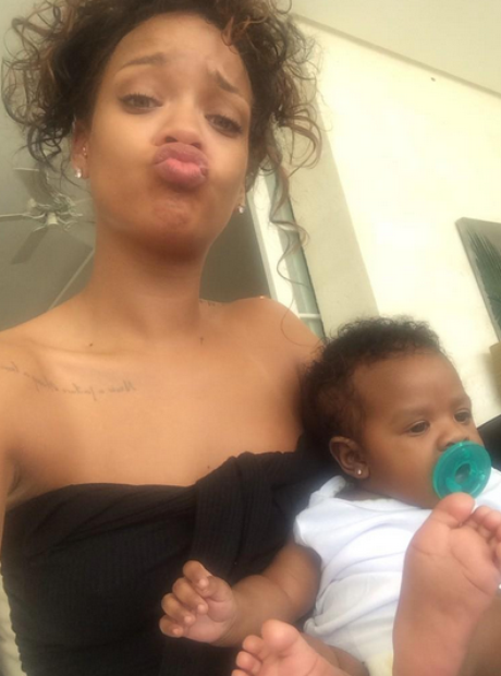Rihanna and niece Instagram