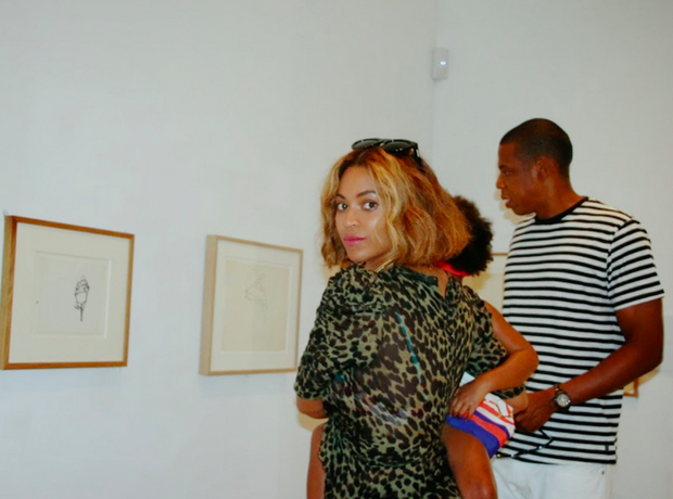 Beyoncé Jay Z Blue Ivy art gallery