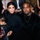 Image 8: Kim Kardashian, Kanye West and North Front Row