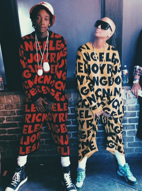 That time when Wiz Khalifa and Amber Rose weore matching outfits and  looked... - Capital XTRA