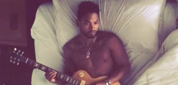 Miguel in bed Instagram