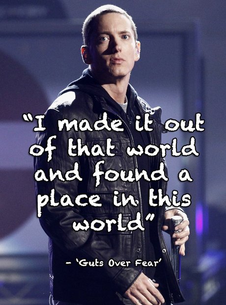 16 Of Eminem S Most Inspirational Lyrics Ever Capital Xtra